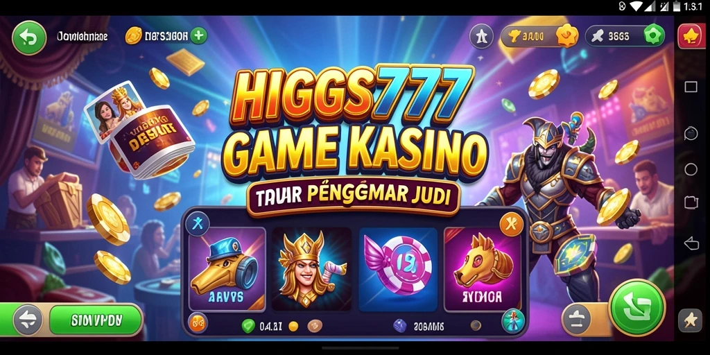Tampilan gameplay seru dan grafis menawan di HIGGS777.