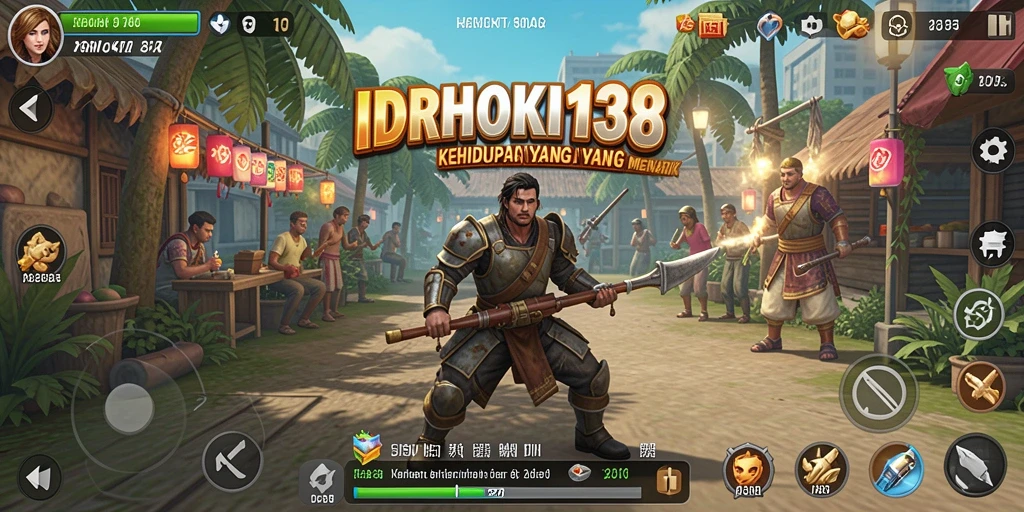 Gameplay <strong>IDRHOKI138</strong> yang menampilkan interaksi karakter yang menarik.