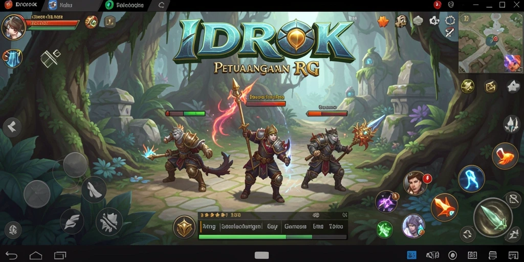 Tampilan gameplay RPG IDROK yang menakjubkan dan seru.