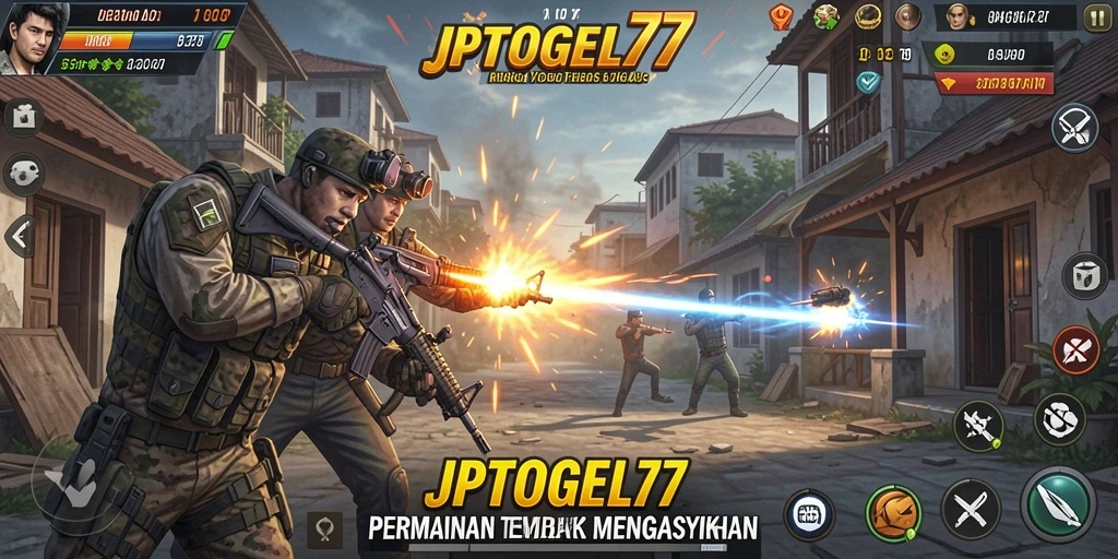 Gameplay seru dengan karakter unik dan senjata canggih