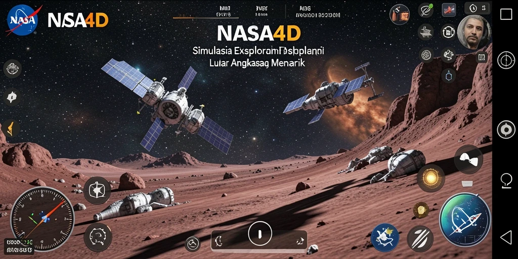 Tampilan gameplay NASA4D dengan pengalaman simulasi luar angkasa yang menakjubkan.