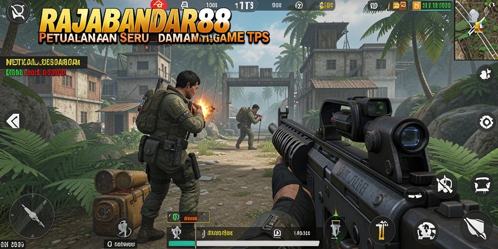 Screenshot gameplay <strong>RAJABANDAR88</strong> menampilkan pertempuran seru dan grafis menarik.