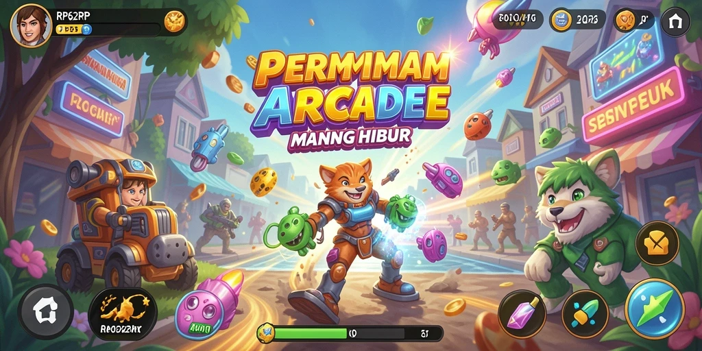 Gameplay seru RP62RP yang penuh warna dan tantangan.