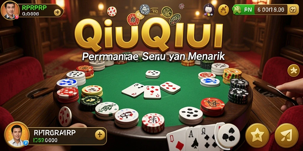 Tampilan gameplay QiuQiu yang seru dan menarik.