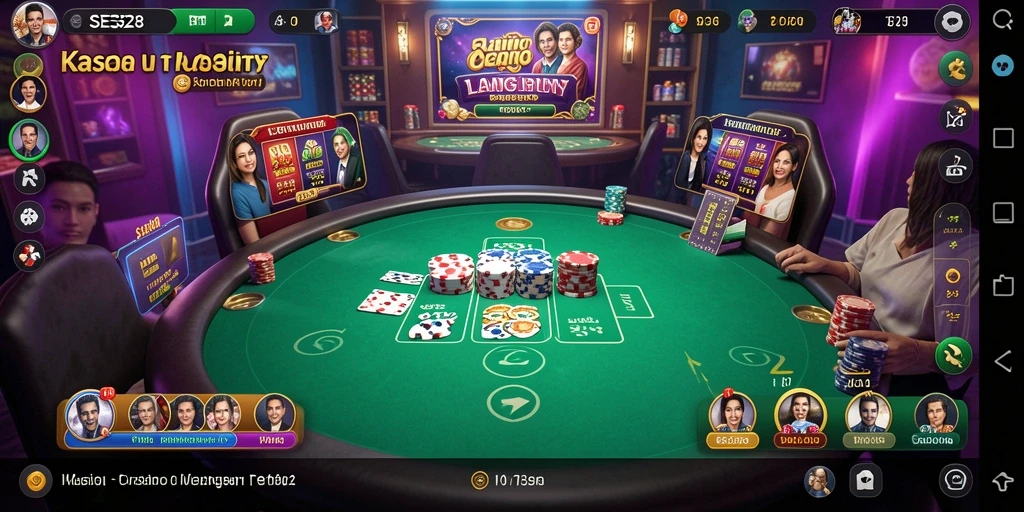 Tangkapan layar permainan Live Casino SE328 dengan dealer dan pemain aktif.