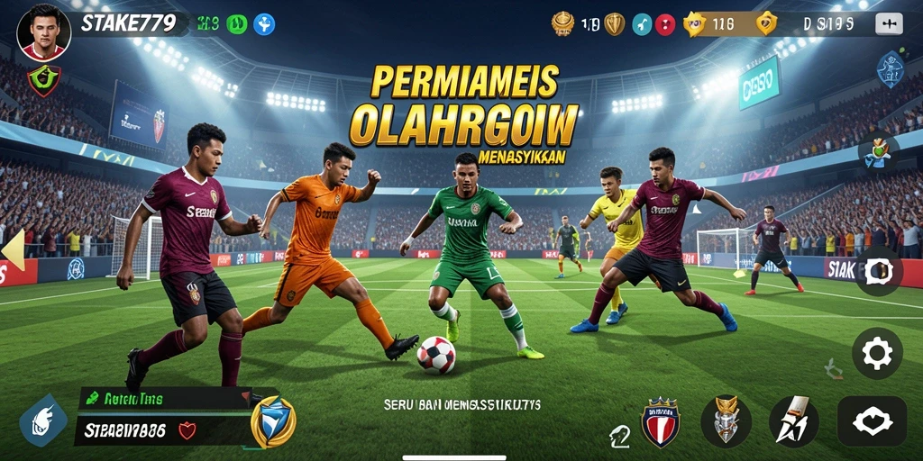 Screenshot STAKE779 menampilkan aksi seru dalam gameplay olahraga yang dinamis.