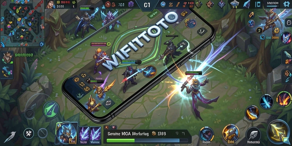 Tampilan menarik dari gameplay WIFITOTO yang memperlihatkan aksi seru di arena.